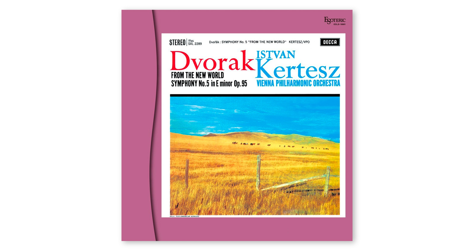  Antonín Dvořák: Symphony No.9 in E minor, Op.95 From the New World, István Kertész/Vienna Philharmonic - LP 180g Vinyl, Limited, Remastered